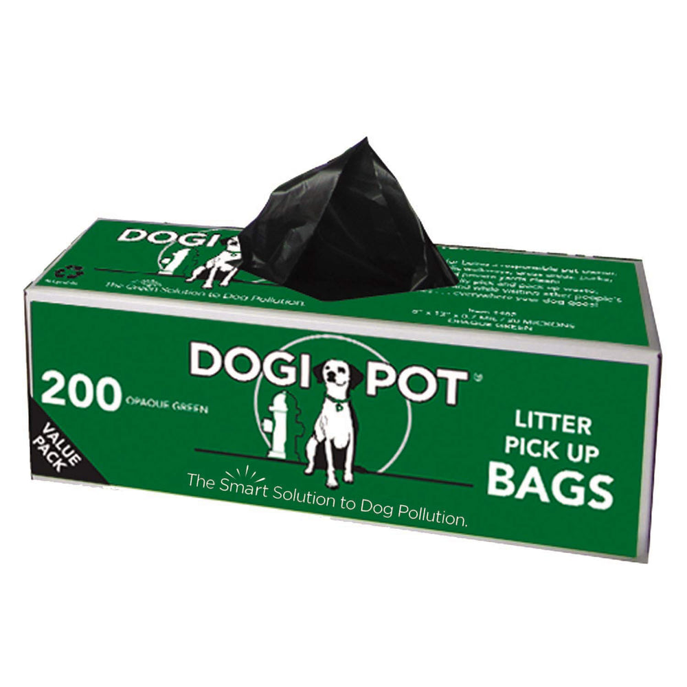 Dogipot, caja de 20 rollos de bolsas, ideal para paseos y limpieza.