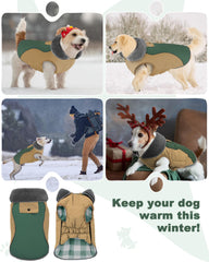 Doglay jaqueta con cuello alto y forro polar ofrece calor suave