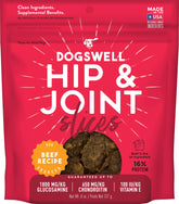 Dogswell trozos cadera articulación en bolsa, snack diario para movilidad.