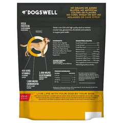 DOGSWELL jerky con pato, alto en proteína