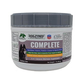 Dogzymes Complete: botella de probióticos para apoyar la digestión del perro.