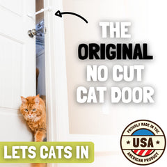 Door Buddy correa ajustable para perros mantiene áreas privadas para gatos