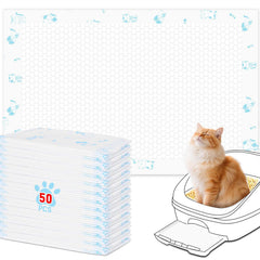 DOQVTIZAY almohadillas para gatos con absorción ultra para caja de arena, seco y limpio