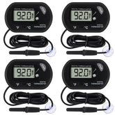Termómetro digital DORHEA para acuario con pantalla LCD de lectura fácil.