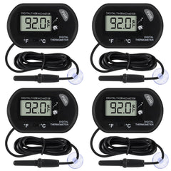Termómetro digital DORHEA para acuario con pantalla LCD de lectura fácil.