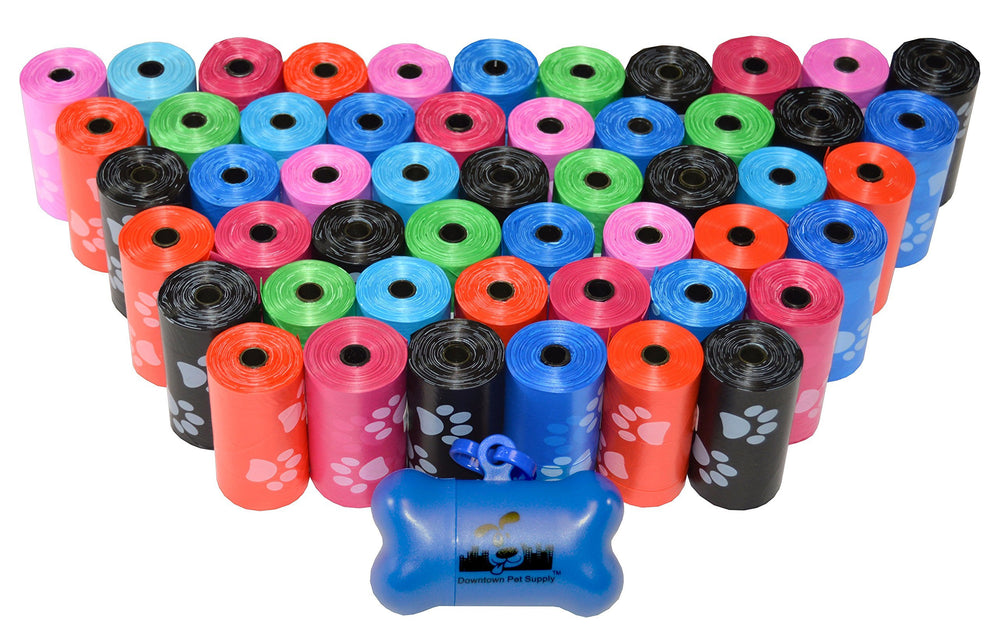 Downtown Pet Supply bolsas para perro con dispensador, lista para paseos limpios