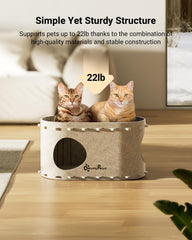 DownyPaws PeekaPurr con dos entradas para juego seguro