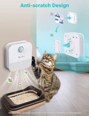 DownyPaws tecnología ion eliminador de olor: desodorización eficaz sin fragancias.