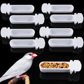 DQITJ 9 pzs comedero para aves pequeñas, fácil de colocar en jaula.
