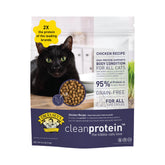 Dr. Elsey's Cleanprotein pollo croquetas visibles en bolsa para gatos activos.