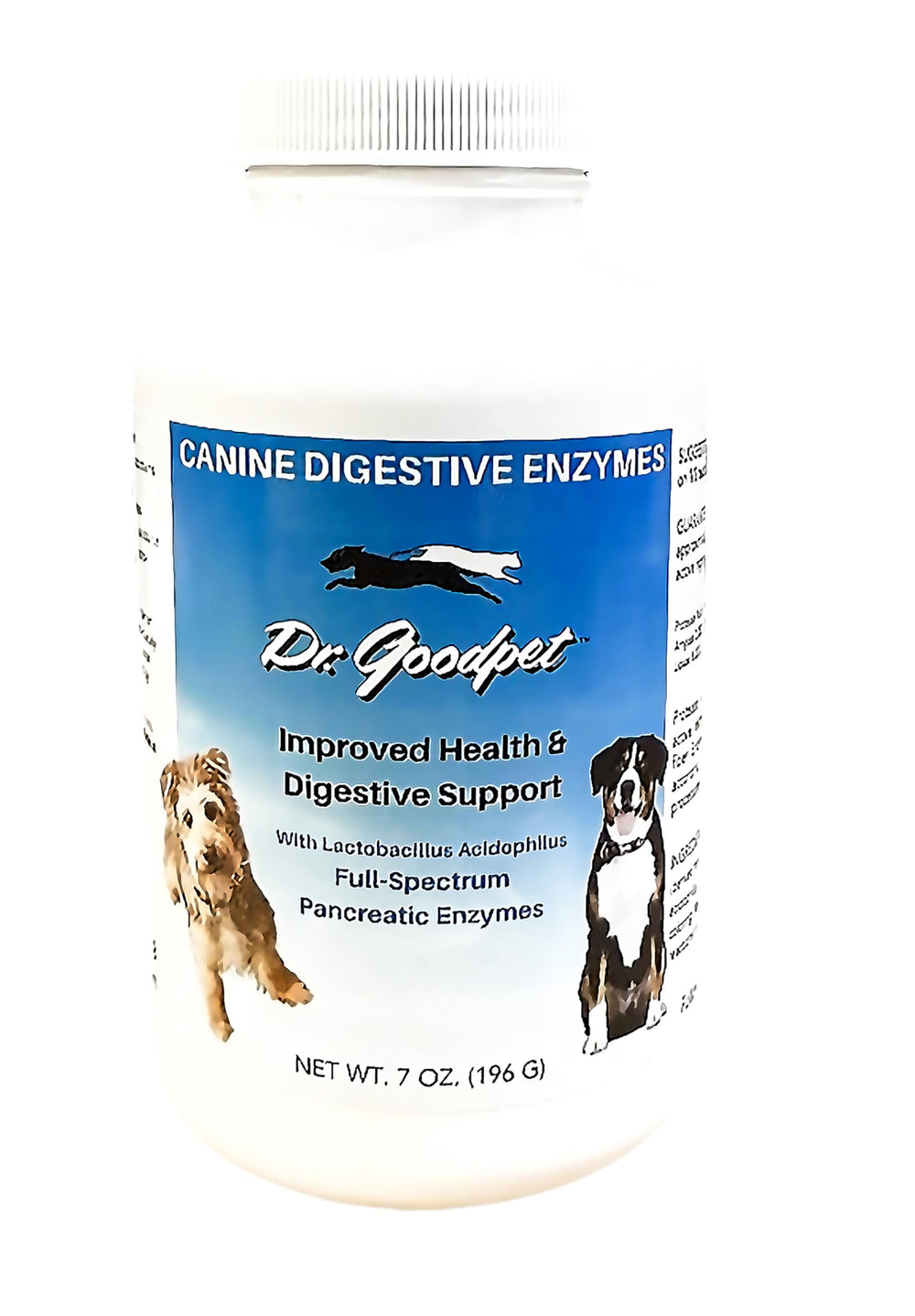 Dr. Goodpet: botella de enzimas digestivas para perros para una digestión suave.