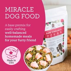 Dr. Harvey's Raw Vibrance, base sin granos para alimentación flexible.