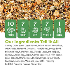 Dr. Harvey's nueces y granos para periquitos: aporte de energía natural.