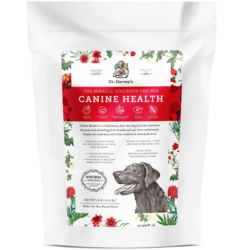 Dr. Harvey's Salud Canina Milagro, mezcla base deshidratada 10 libras para perros