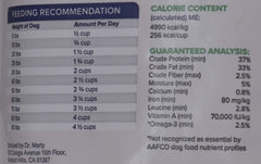 Dr. Marty Nature's Blend como mezclador suave para realzar la dieta sin cambiar el alimento actual.