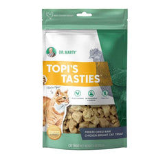Dr. Marty Topi's Tasties: pechuga de pollo liofilizada, snack sabroso para gatos