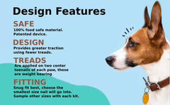 Dr. McHenry's Dog Toe Treads: mayor superficie de agarre para caminar con seguridad.