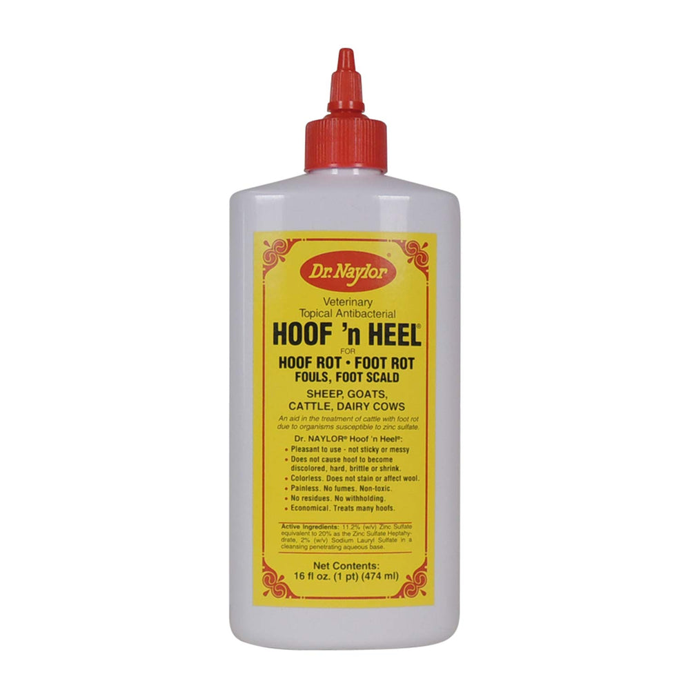 Dr. Naylor Hoof 'N Heal, botella 16oz para cuidado de pezuñas