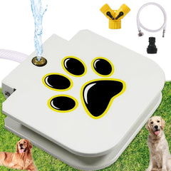 draroad fuente de agua para perros con pedal mejora hidratación al aire libre