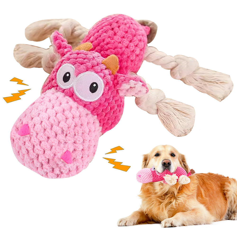 DSUMD Juguete interactivo con forma de hippo para estimular juego seguro.