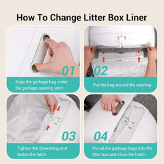 DuckSky liners para caja arena extra grande, cambio cómodo para meses