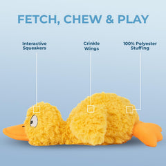 Ducky Doodle amarillo ruidos y crujidos: favorece la estimulación sensorial.
