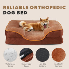 Funda removible y lavable de la cama DUMOS para fácil limpieza.