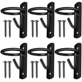 Dunzy gancho-cubeta-caballo-6-piezas para colgar cubetas de agua de forma segura.
