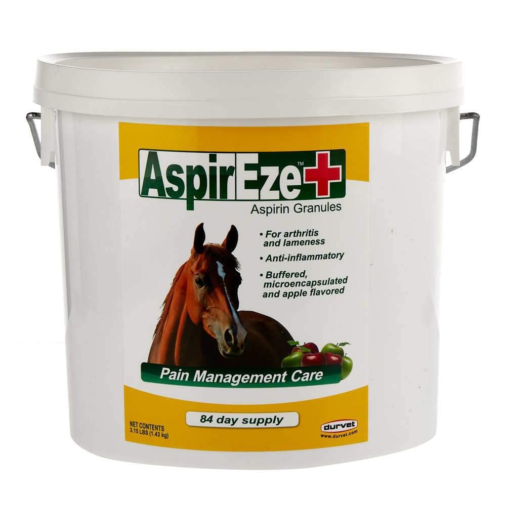 Durvet AspirEze+ botella para caballos, facilidad de administración y sabor a manzana.