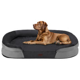 Dwanton cama ortopédica para perro gigante con espuma gel memoria ofrece soporte suave y confort
