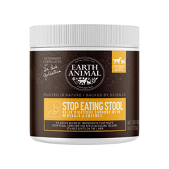 Earth Animal Apothecary Powder sobre la comida del perro, dosis diaria fácil.