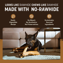 Earth Animal No Hide Chews venado elaborado en eeuu con control de calidad
