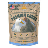 Eaton Pet and Pasture grubs en envase principal, proteína natural para aves.