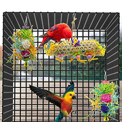 EBaokuup Juguete para Conures Colgante: diseño duradero para juego continuo.