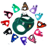 EcoBark arnés malla reflectante para paseos seguros.