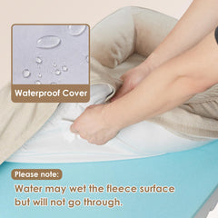 Bolster de tres lados de la cama EHEYCIGA para apoyar cuello y cabeza.