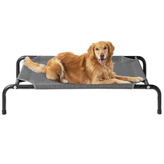 Cama elevada EHEYCIGA XL para perros, malla Teslin enfriante y cómodo soporte
