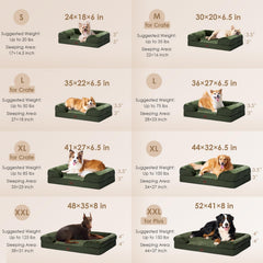 Cama ortopédica EHEYCIGA con espuma tipo panal para distribución de presión