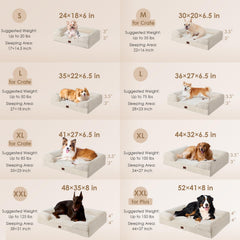 Cama EHEYCIGA XL con espuma y formato panal para soporte uniforme