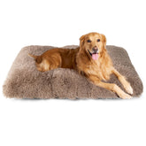 Cama EHEYCIGA XL con pelo-peluche suave para confort del perro.