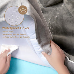 Funda extraĂble EHEYCIGA lavable para cama de perro extra grande.