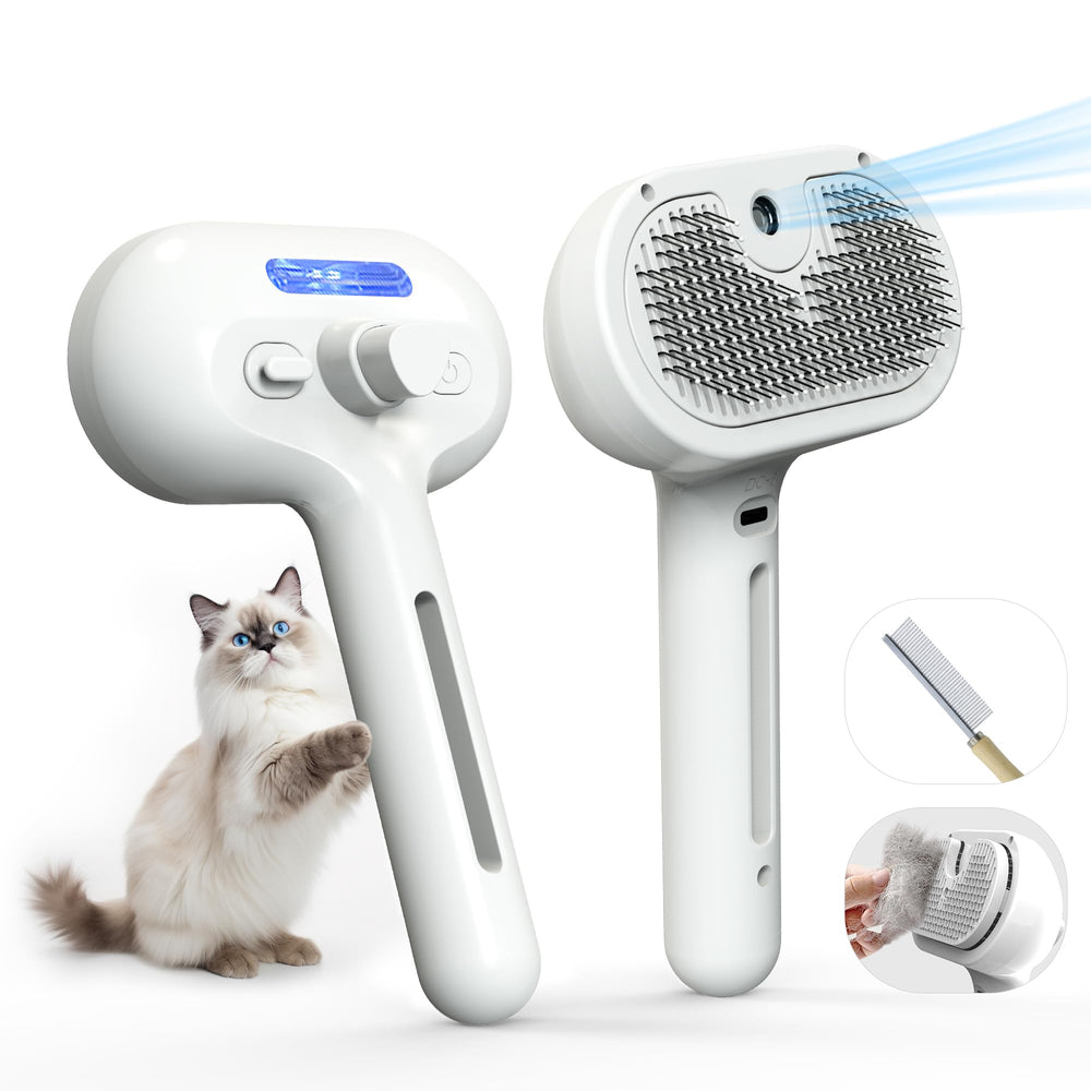 Eilimy cepillo de acicalamiento con bruma electrónica para desenredar suavemente.