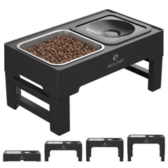 ELS PET comedero elevado ajustable para perros, comodidad ergonómica.