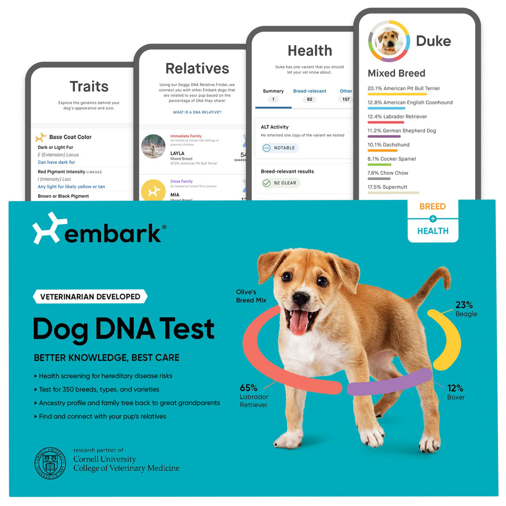 Embark Kit ADN para perros: presentación del kit para iniciar la prueba