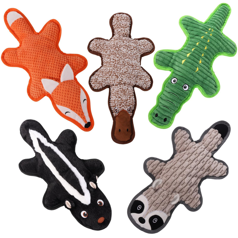 Eneston juguete sin relleno para perros grandes, ideal para juego limpio.