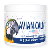 Equa Holistics Calma Aviana envase frontal, ayuda a calmarnos aves naturalmente.