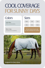 Equinavia Gard Horse Fly Sheet: ajuste seguro con costuras reforzadas para uso diario