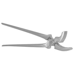 Equine Care Hoof Clincher con mordaza aligator para máximo agarre en cascos duros.