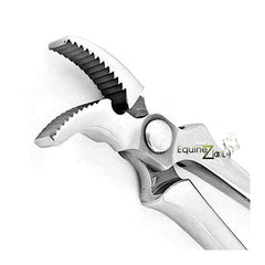 Equinez Tools alicate curvo para cierre de clavos, control preciso durante ajuste de herraduras.