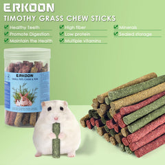 ERKOON juego de masticación para dientes, fomenta masticación segura en mascotas pequeñas.